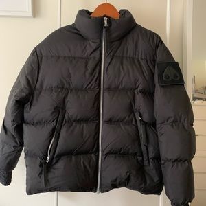 Moose Knuckles black Lust Zip Puffer Jacket